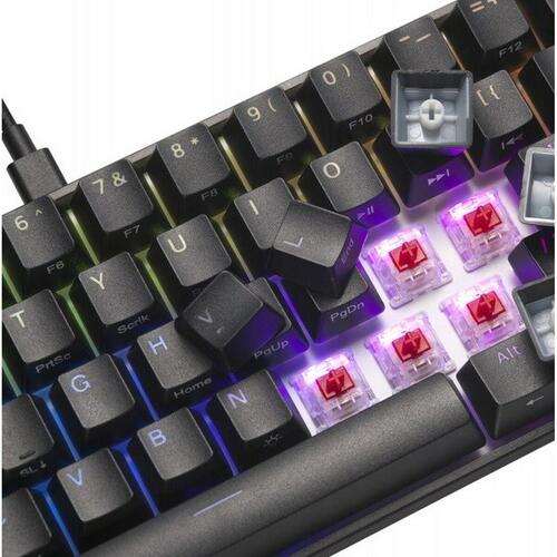 Mekanisk tastatur Mad Catz KS63NMUSBL000-0 Sort Multifarvet Monochrome