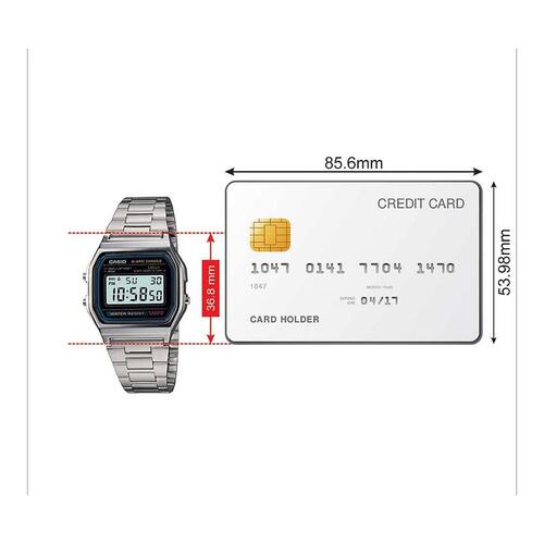 Unisex ur Casio A-158WA-1CR (Ø 33 mm) (OUTLET A+)