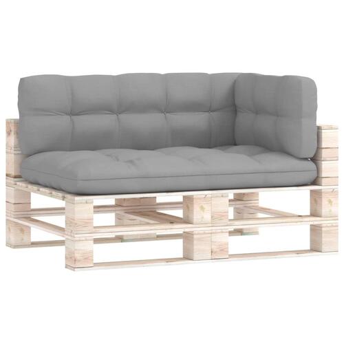 Pallehynder 3 stk. stof grå (OUTLET A)