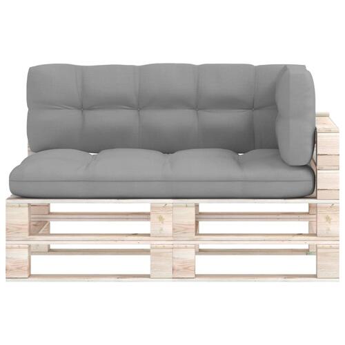 Pallehynder 3 stk. stof grå (OUTLET A)