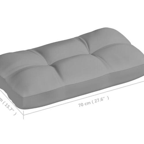 Pallehynder 3 stk. stof grå (OUTLET A)