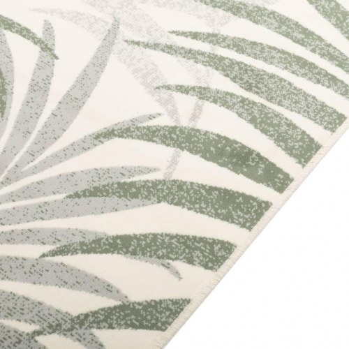 Gulvtæppe 190x300 cm inde/ude skridsikkert kort luv flerfarvet