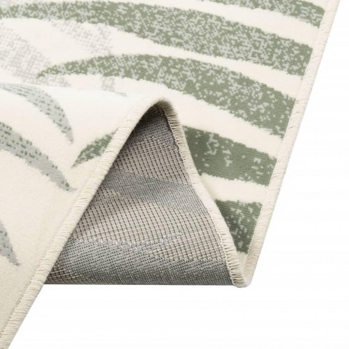 Gulvtæppe 190x300 cm inde/ude skridsikkert kort luv flerfarvet