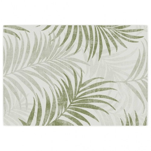 Gulvtæppe 160x230 cm inde/ude skridsikkert kort luv flerfarvet