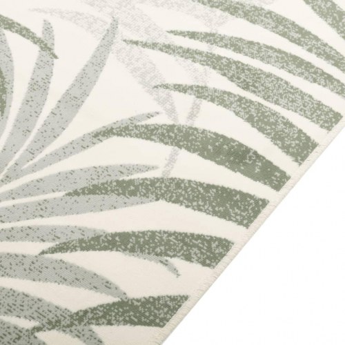 Gulvtæppe 160x230 cm inde/ude skridsikkert kort luv flerfarvet