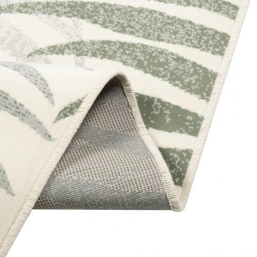 Gulvtæppe 160x230 cm inde/ude skridsikkert kort luv flerfarvet