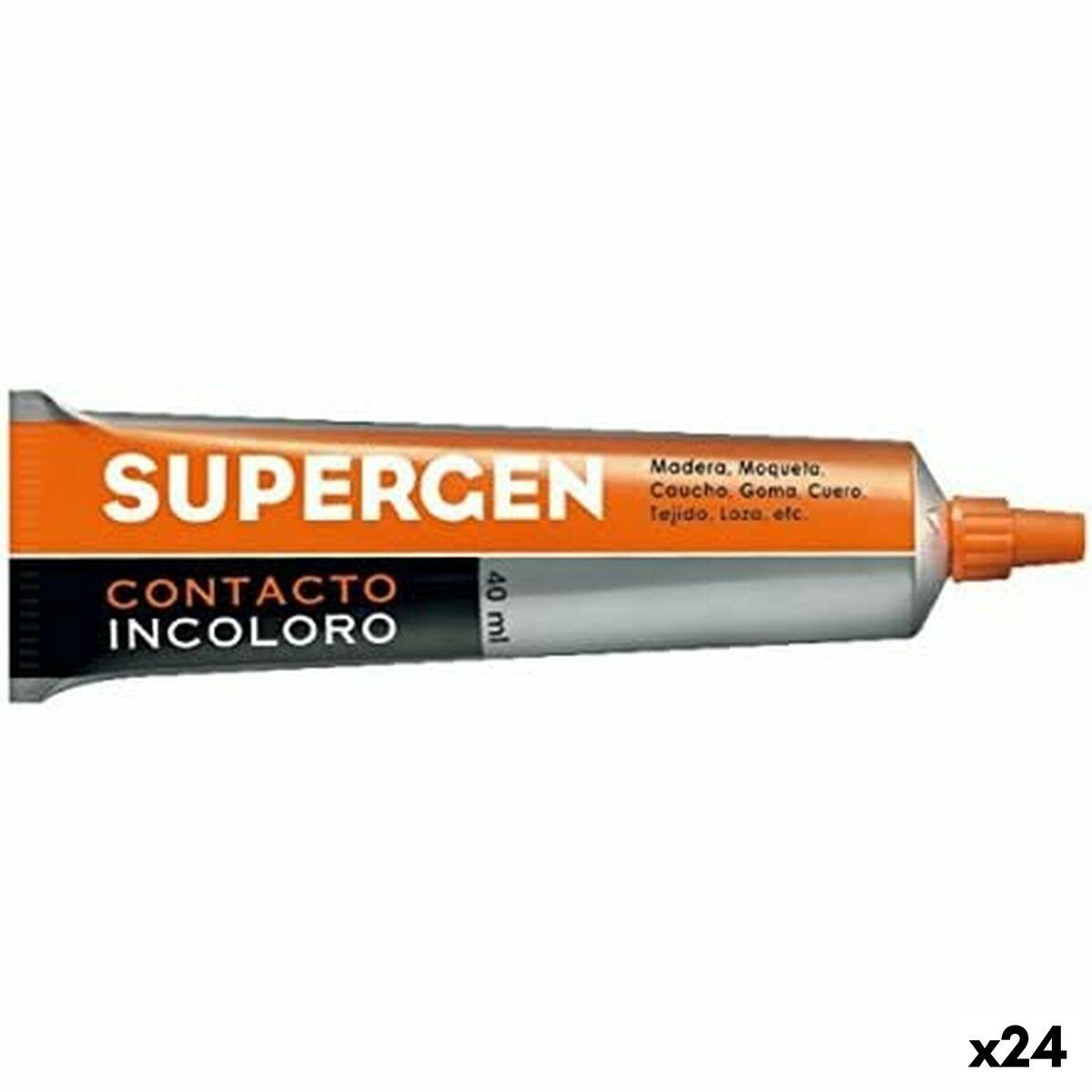 SUPERGEN kontaktlim - farveløs, 40 ml (24 stk.)