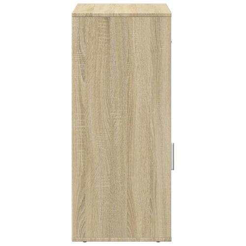 Opbevaringsskab 56,5x39x90 cm konstrueret træ sonoma-eg