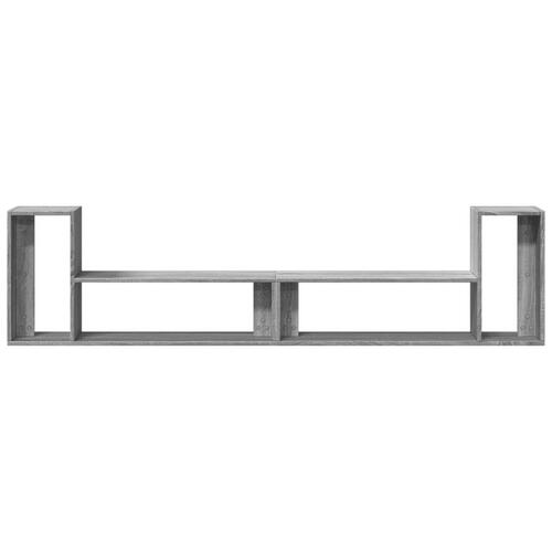 Tv-bord 2 stk. 100x30x50 cm konstrueret træ grå sonoma-eg