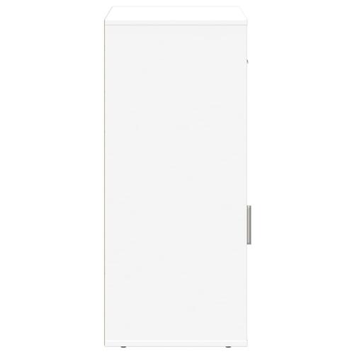 Opbevaringsskab 56,5x39x90 cm konstrueret træ hvid