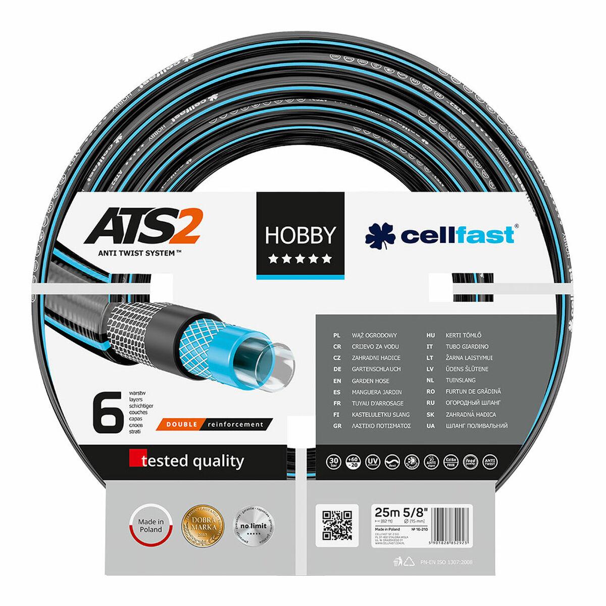 Cellfast Hobby ATS2 haveslange 25 m Ø 15 mm - 6 lag PVC