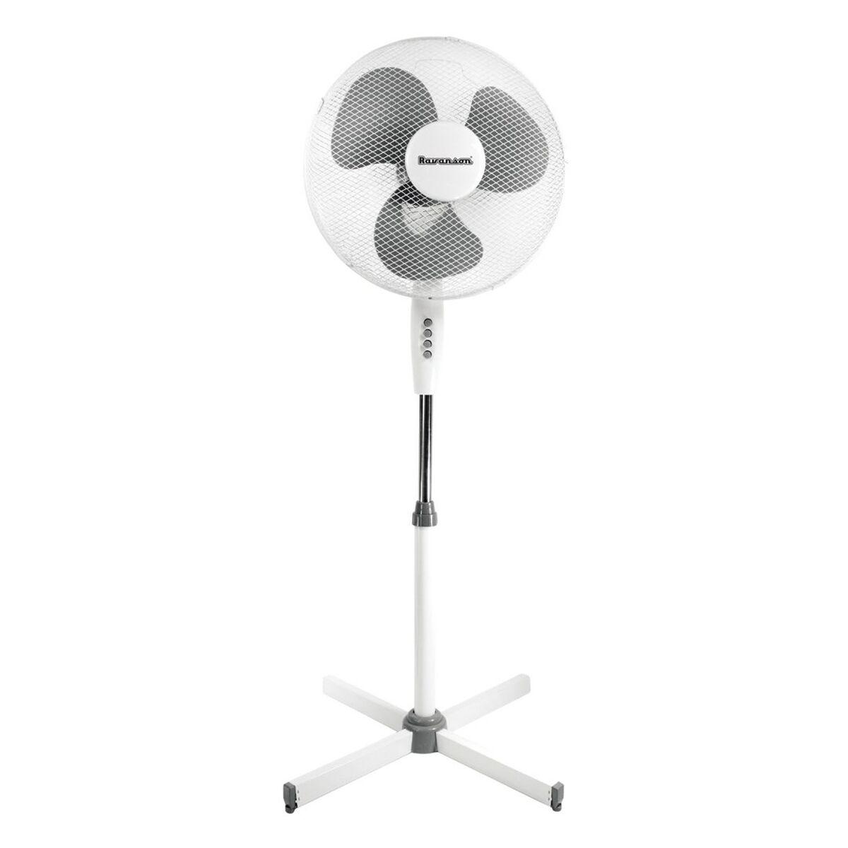 Fritstående ventilator Ravanson WT-1040S Hvid Grå 45 W