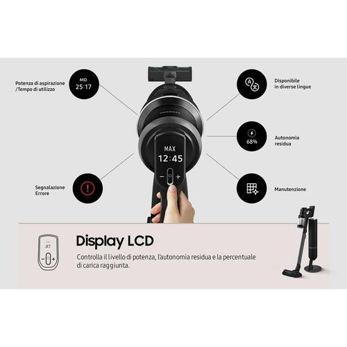 Håndholdt støvsuger Samsung VS28C9784QK/WA Sort