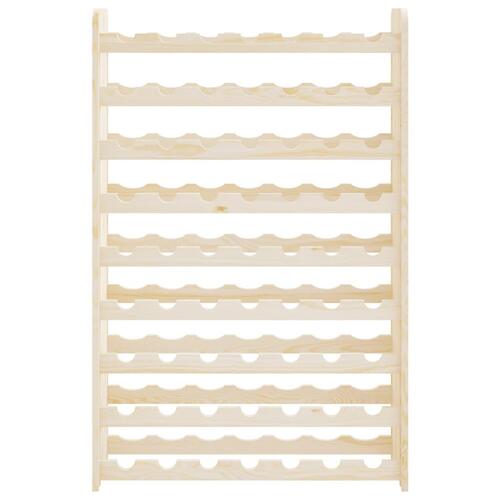 Vinreol 72,5x25x11,5 cm massivt fyrretræ
