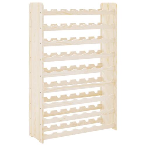 Vinreol 72,5x25x11,5 cm massivt fyrretræ