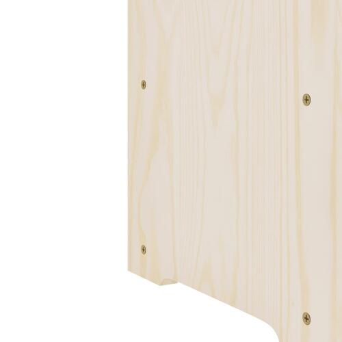 Vinreol 72,5x25x11,5 cm massivt fyrretræ