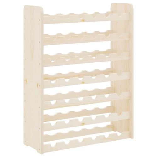 Vinreol 67,5x25x87 cm massivt fyrretræ