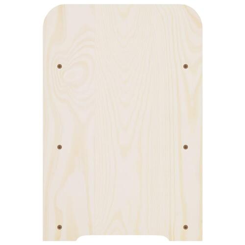 Vinreol 43x25x37 cm massivt fyrretræ