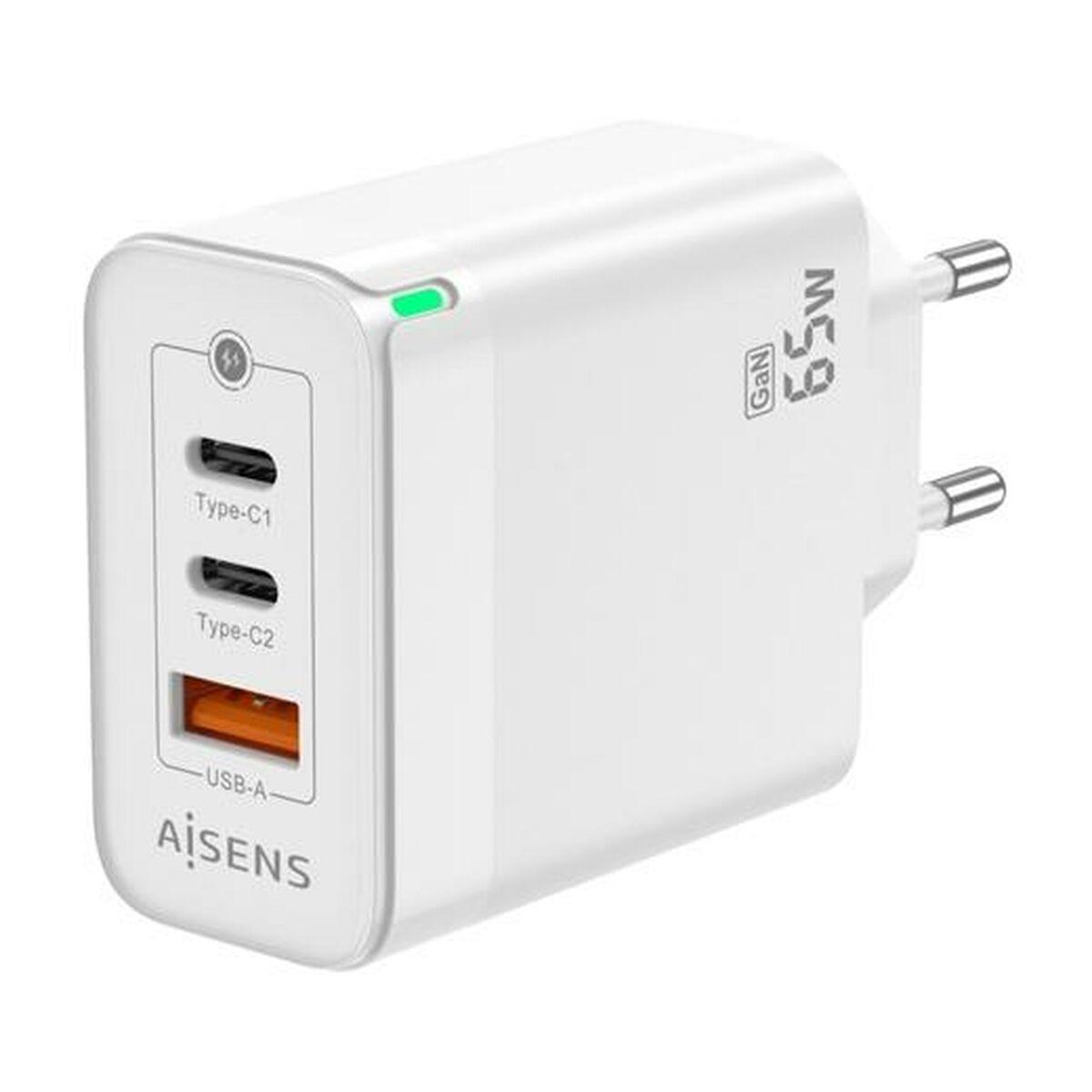 Aisens vægoplader ASCH-65W3P007-W - Hvid - 65 W
