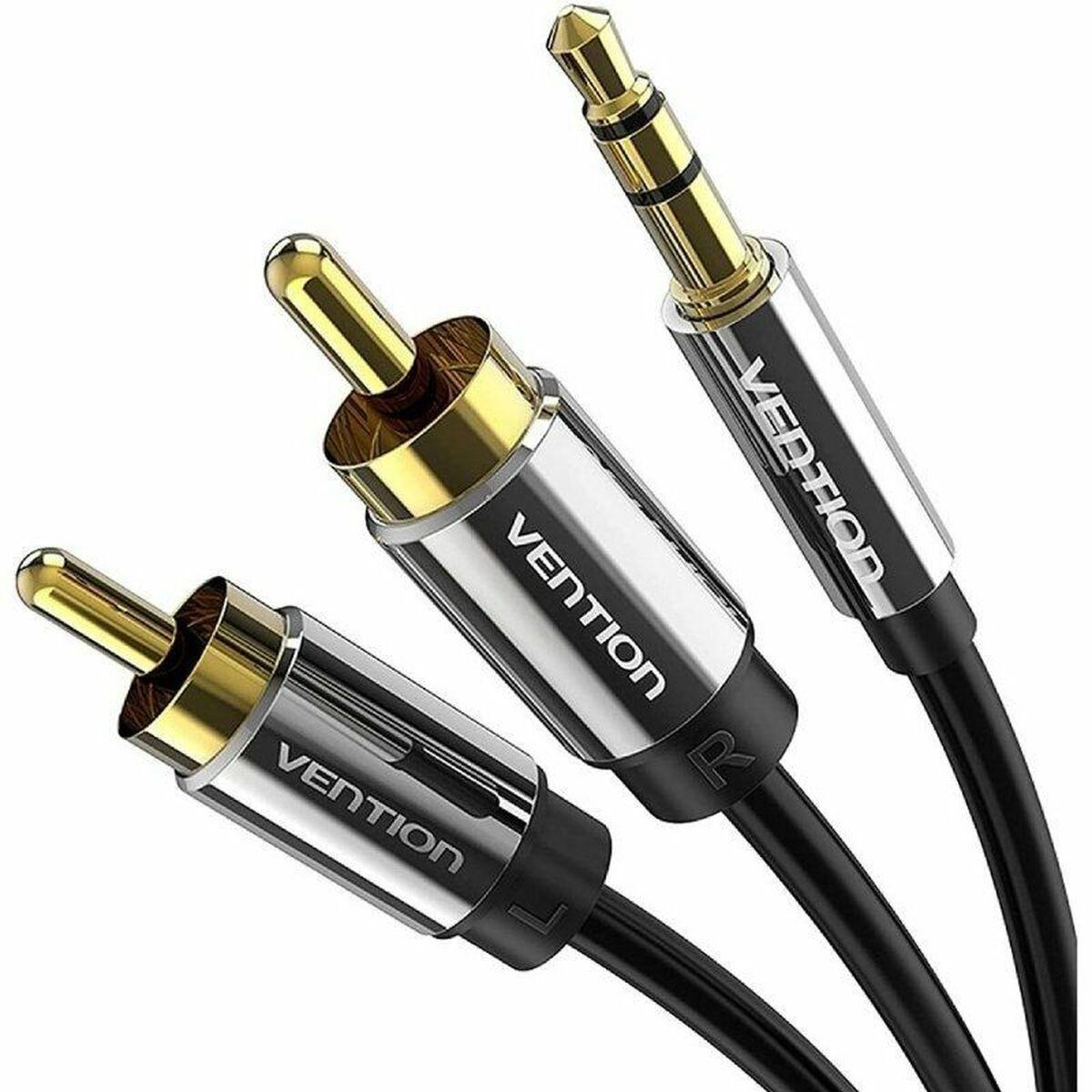 Lydkabel 3,5 mm til 2x RCA - Vention - 3 m