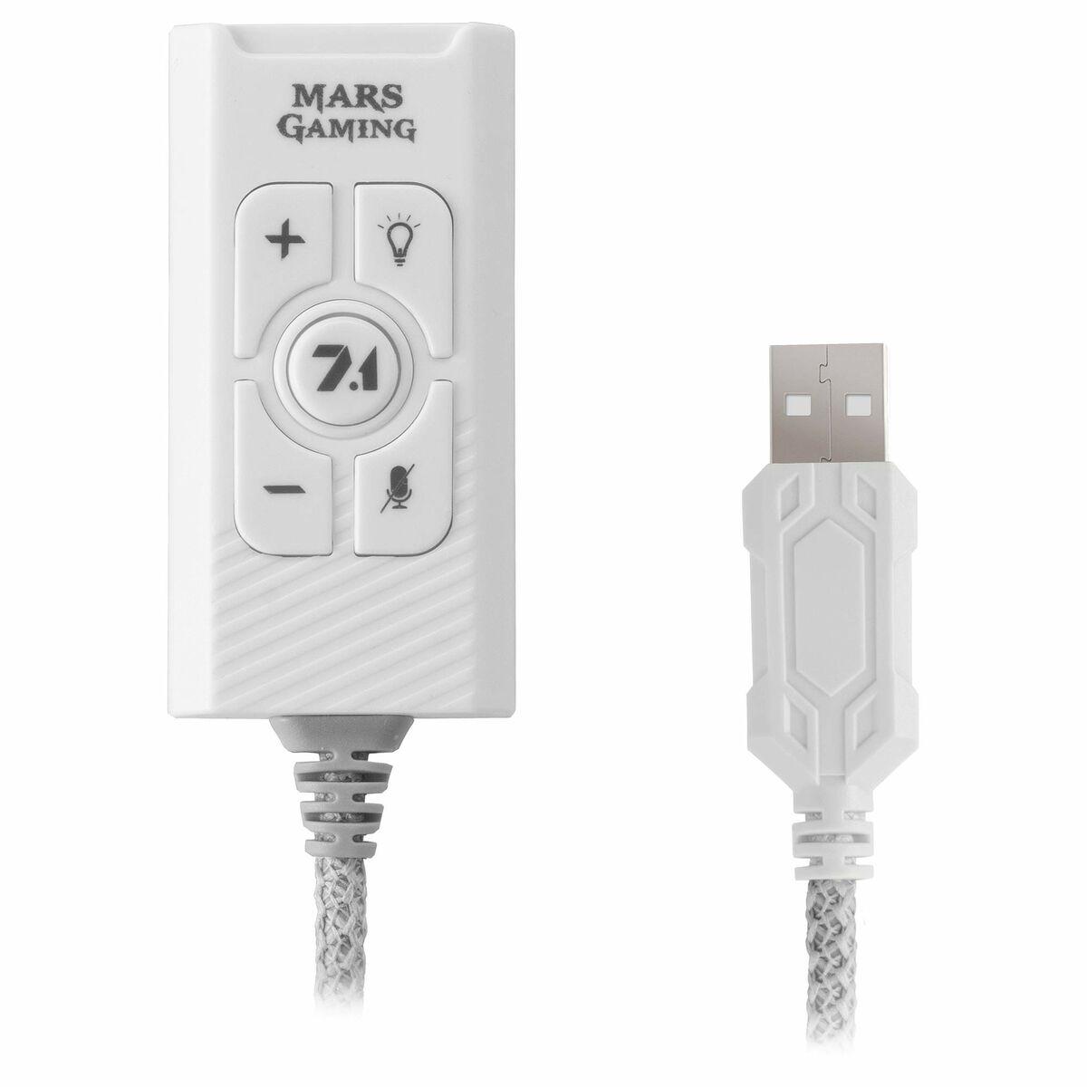 Gaming lydkort USB Mars Gaming MSC2W 7.1 - hvid