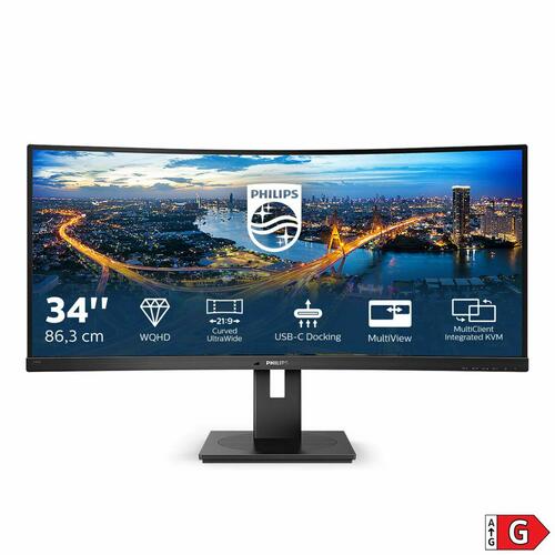 Skærm Philips 346B1C/00 34" Quad HD 100 Hz