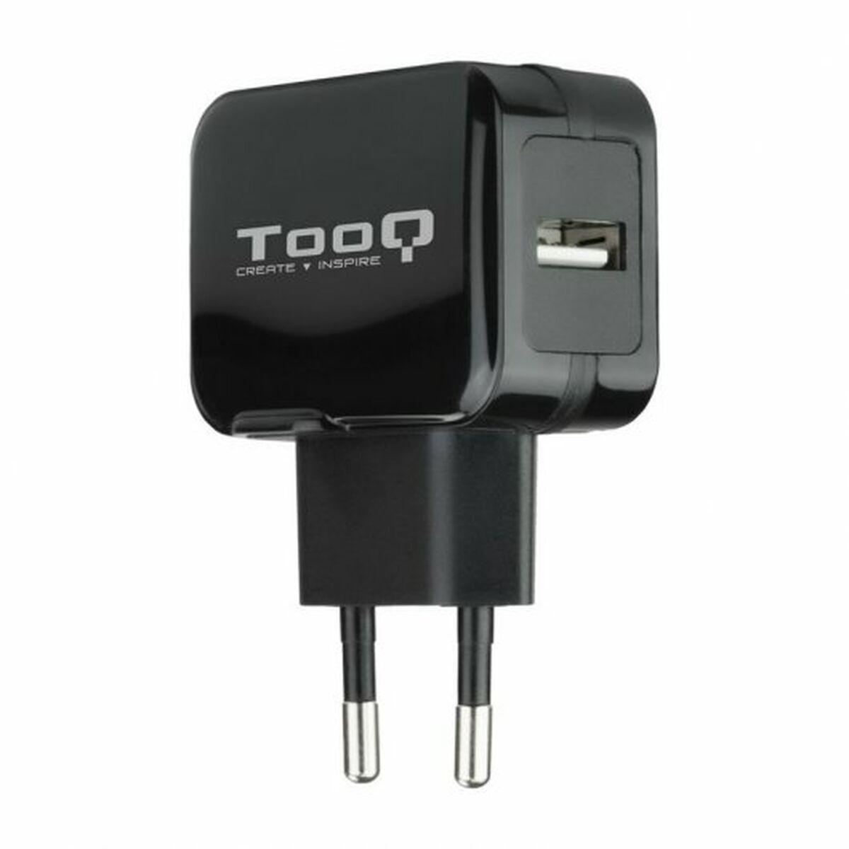 Vægoplader TooQ TQWC-1S01 - Sort, 12 W USB