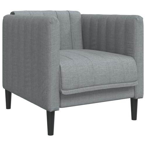 3 personers sofa stof lysegrå