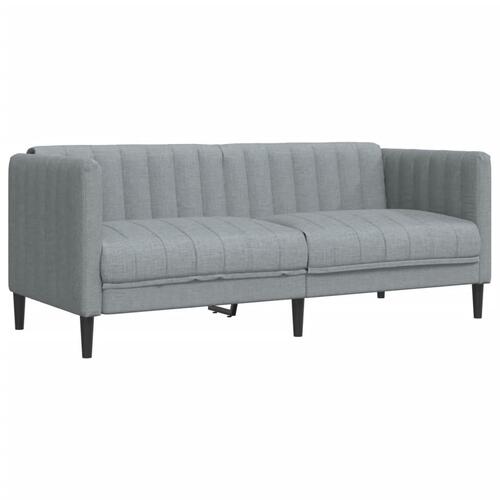 3 personers sofa stof lysegrå