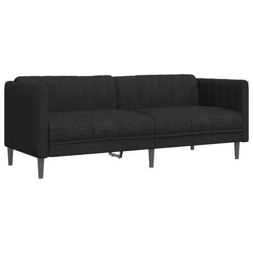 3 personers sofa stof sort
