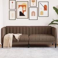 2-personers sofa stof brun