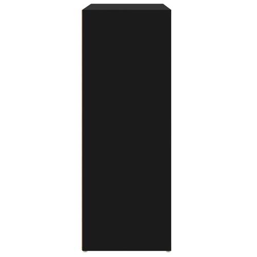 Skænk 60x31x84 cm konstrueret træ sort