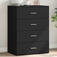 Skænk 60x39x80 cm konstrueret træ sort