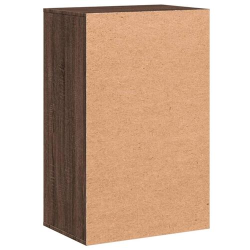 Opbevaringsskab 56,5x39x90 cm konstrueret træ brun egetræsfarve