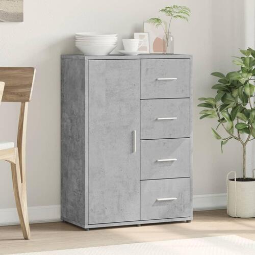 Skænk 60x31x84 cm konstrueret træ betongrå