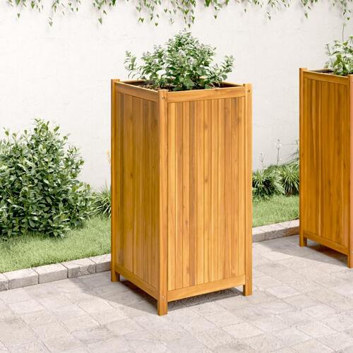 Plantekasse med for 50x50x100 cm massivt akacietræ