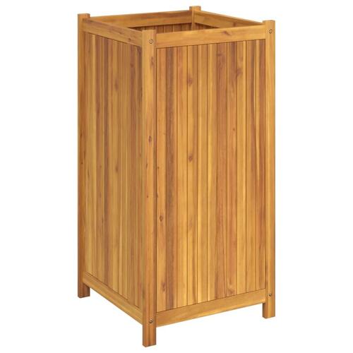Plantekasse med for 50x50x100 cm massivt akacietræ