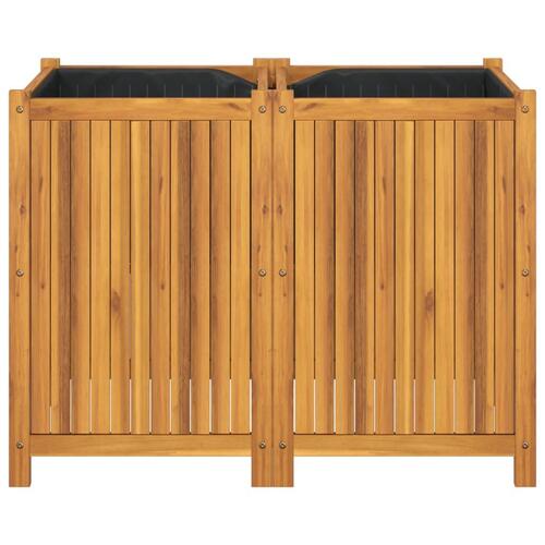 Plantekasse med for 100x50x75 cm massivt akacietræ