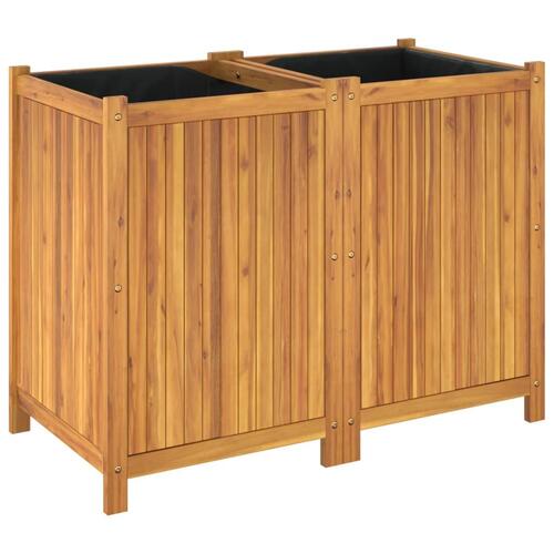 Plantekasse med for 100x50x75 cm massivt akacietræ