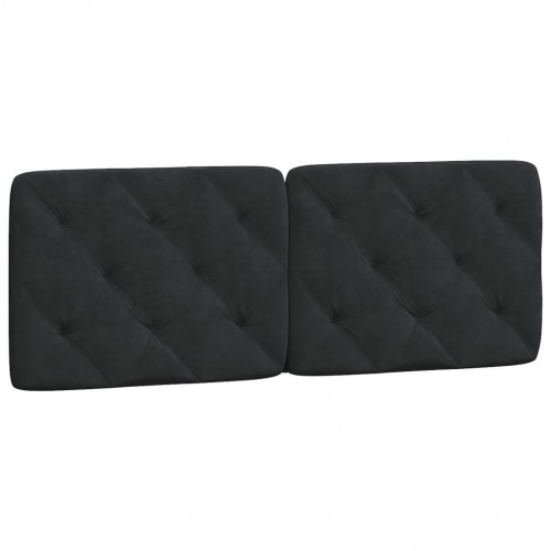Sengeramme med LED uden madras 140 x 200 cm - sort