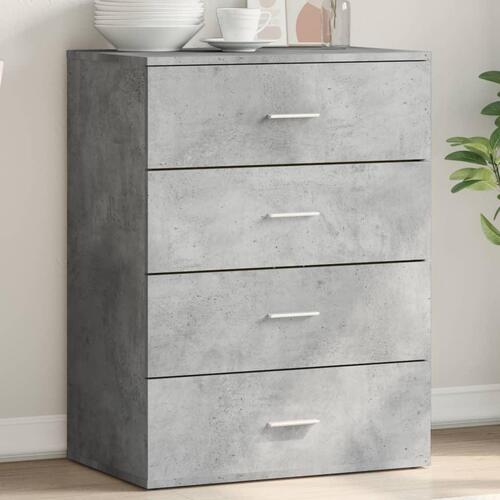 Skænk 60x39x80 cm konstrueret træ betongrå