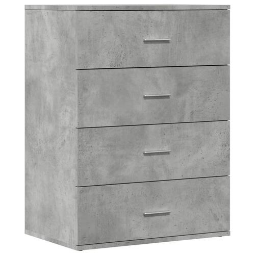 Skænk 60x39x80 cm konstrueret træ betongrå