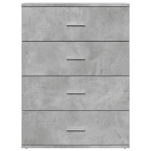 Skænk 60x39x80 cm konstrueret træ betongrå