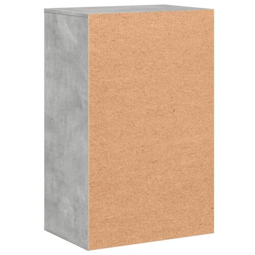 Opbevaringsskab 56,5x39x90 cm konstrueret træ betongrå