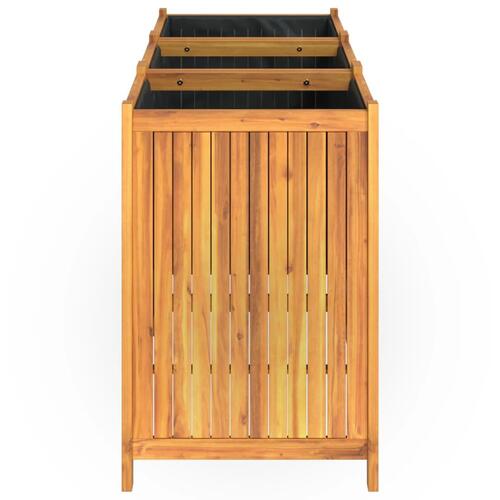 Plantekasse med for 150x50x75 cm massivt akacietræ