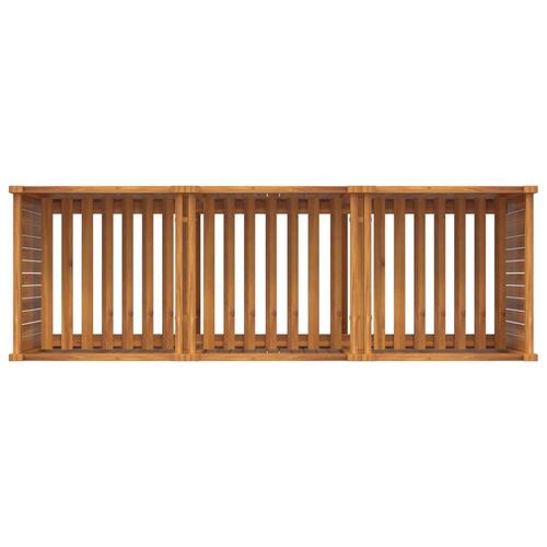 Plantekasse med for 150x50x75 cm massivt akacietræ