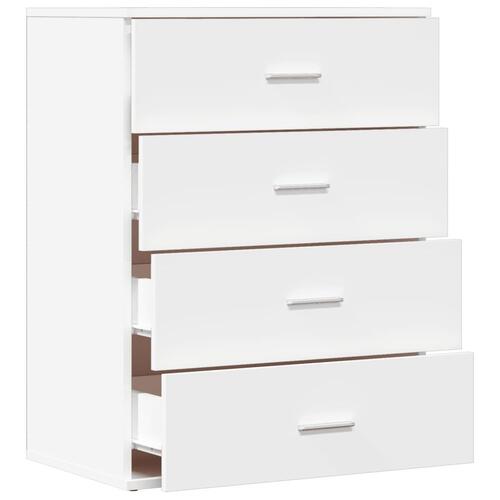 Skab 60x39x80 cm konstrueret træ hvid