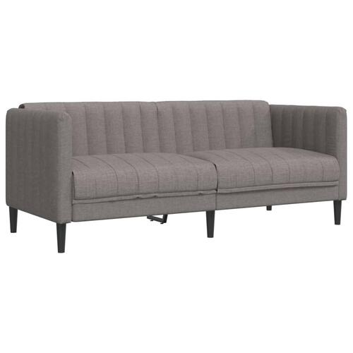 3 personers sofa stof gråbrun
