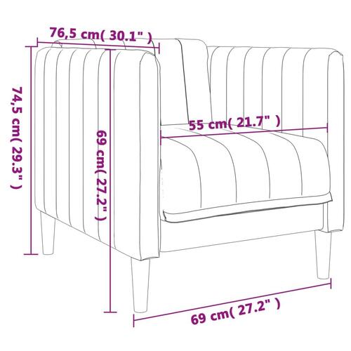 3 personers sofa stof gråbrun