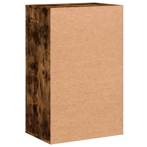 Opbevaringsskab 56,5x39x90 cm konstrueret træ røget egetræ
